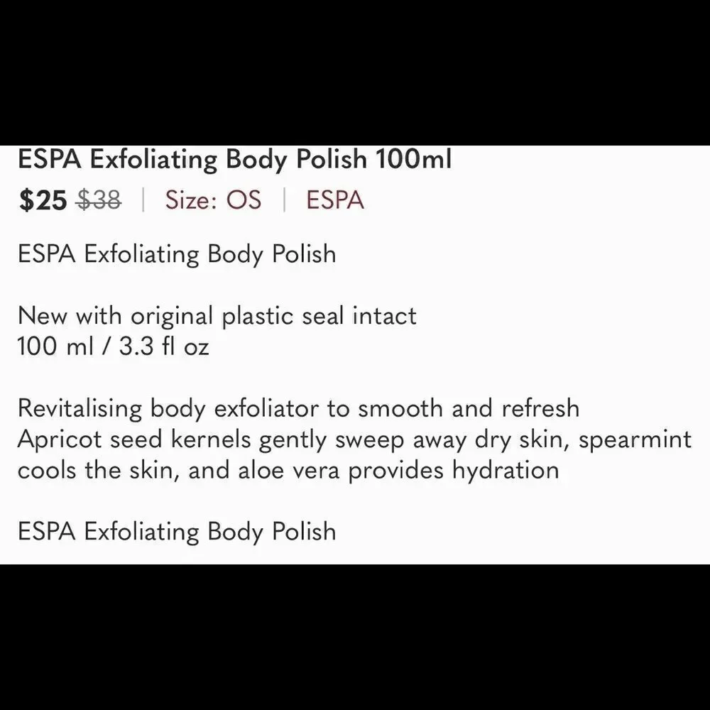 Espa Exfoliating Body Polish